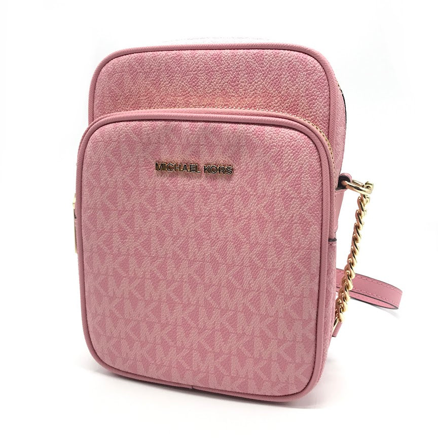 Michael Kors | マイケルコース JET SET TRAVEL チェーン クロスボディ ミディアム ショルダーバッグ 35R4GTVC6V1203 ピンク【倉吉店】