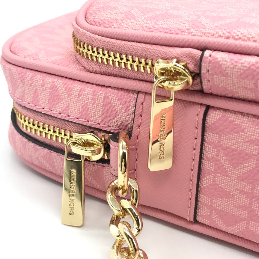 Michael Kors | マイケルコース JET SET TRAVEL チェーン クロスボディ ミディアム ショルダーバッグ 35R4GTVC6V1203 ピンク【倉吉店】