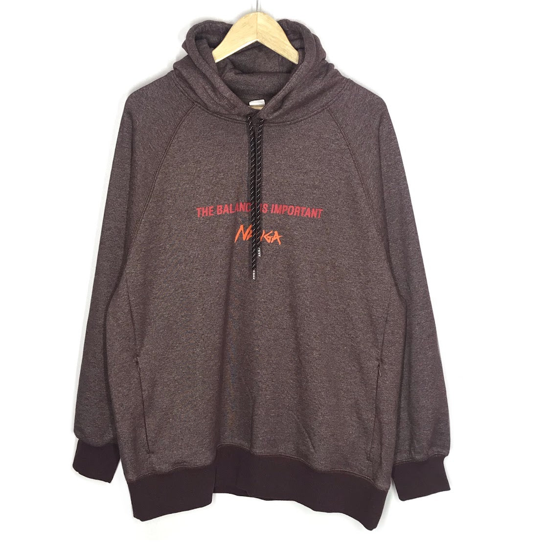 NANGA | ナンガ Hybrid The Balance Hoodie プルオーバーパーカー パーカー NW2331-1F230 ボルドー/バーガンディー サイズ：M【倉吉店】