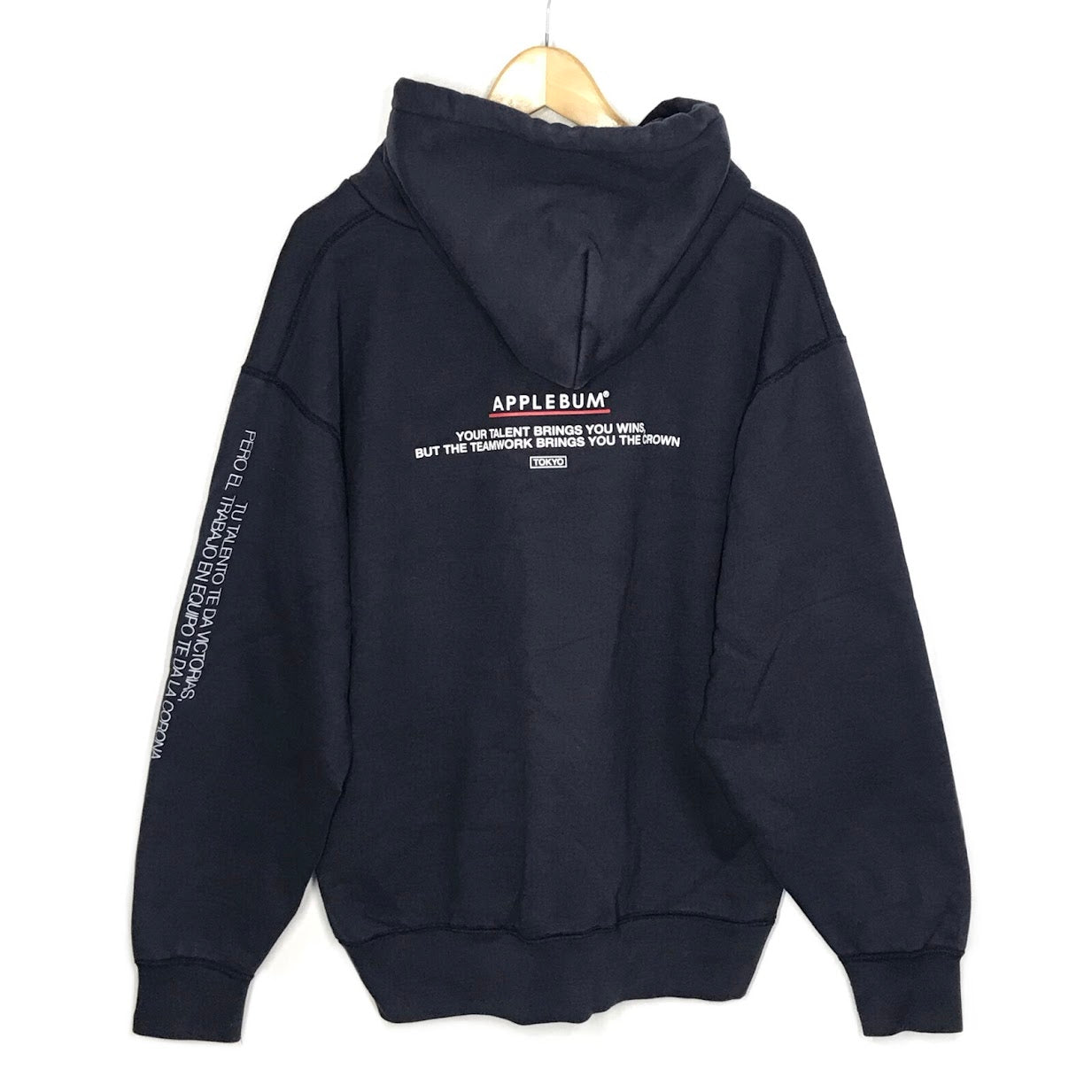 APPLE BUM | アップルバム BARCELONA'92 BOY SWEAT PARKA プルオーバーパーカー パーカー ネイビー サイズ：XL【倉吉店】