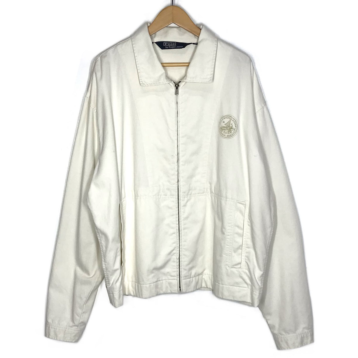 RALPH LAUREN | ラルフローレン 90S スイングトップ ホワイト サイズ：XL【倉吉店】