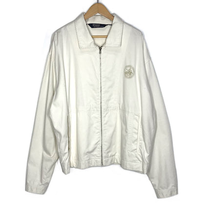 RALPH LAUREN | ラルフローレン 90S スイングトップ ホワイト サイズ：XL【倉吉店】