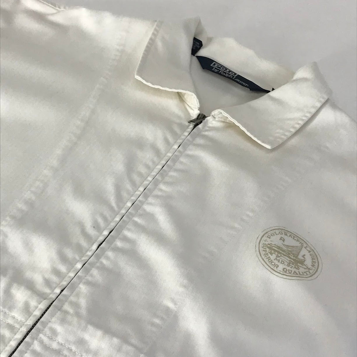 RALPH LAUREN | ラルフローレン 90S スイングトップ ホワイト サイズ：XL【倉吉店】