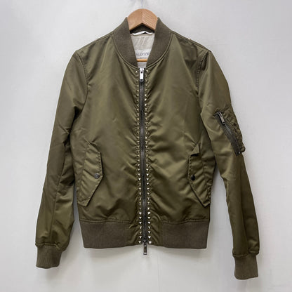 Valentino Garavani | ヴァレンティノ・ガラヴァーニ STUDS BOMBER JACKET ミリタリージャケット PV3C11602KP カーキ【加古川店】