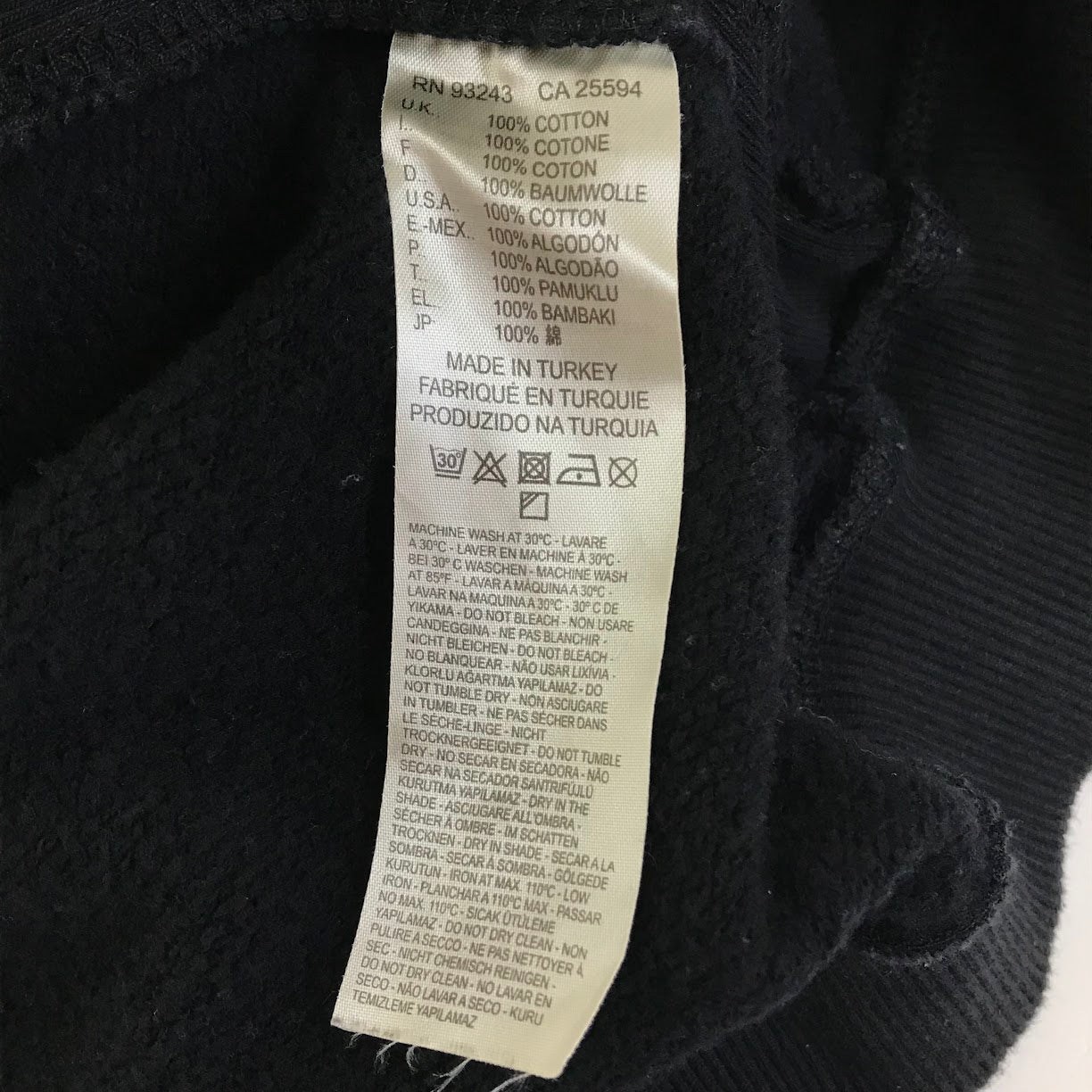 DIESEL | ディーゼル スウェット ブラック サイズ：XXL【倉吉店】