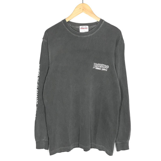 PORK CHOP | ポークチョップ 長袖Ｔシャツ グレー サイズ：M【倉吉店】【代金引換不可・日時指定不可】【ポスト投函】