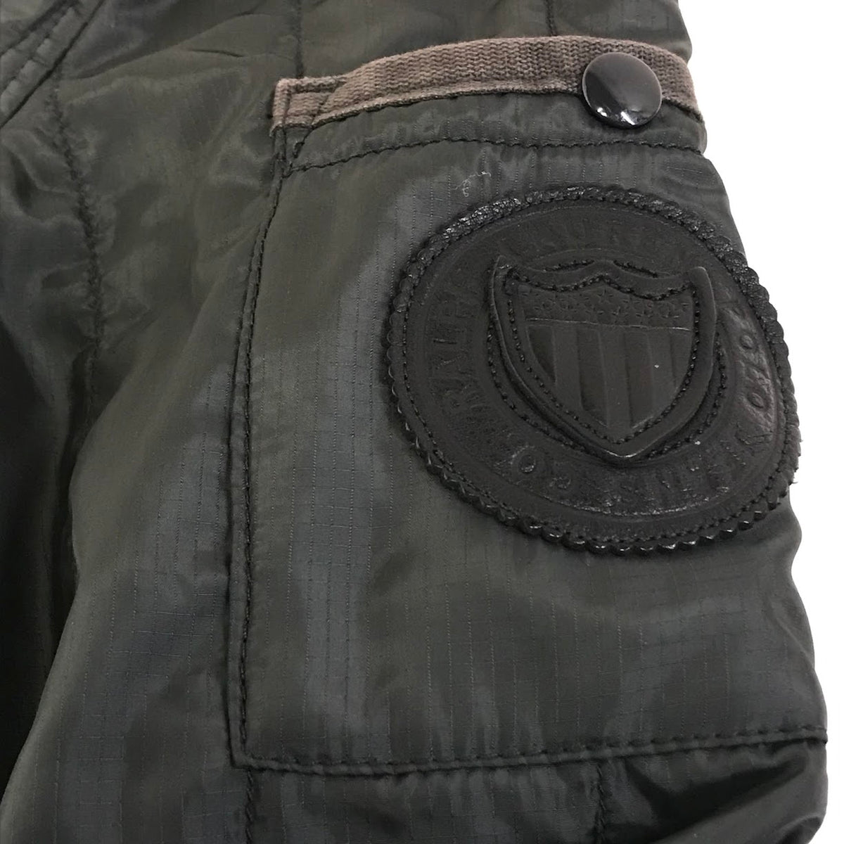 POLO JEANS CO. | ポロジーンズ 90s キルティングジャケット 中綿ジャケット JR-MJ-KW-2115 ダークカーキ サイズ：L【倉吉店】