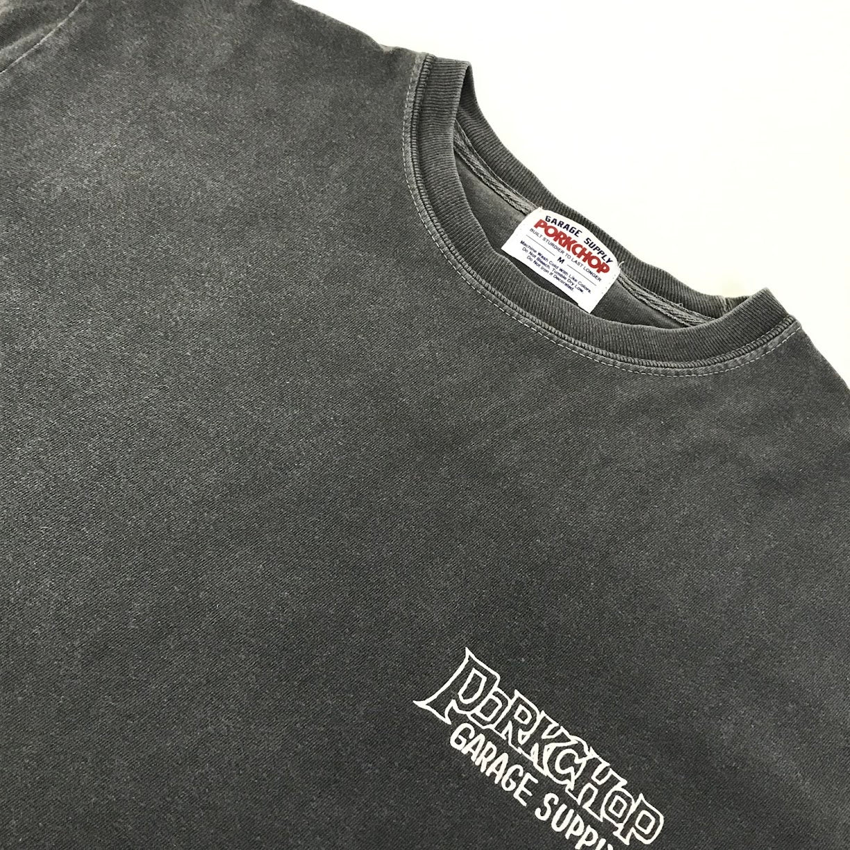 PORK CHOP | ポークチョップ 長袖Ｔシャツ グレー サイズ：M【倉吉店】【代金引換不可・日時指定不可】【ポスト投函】
