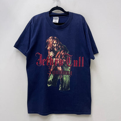 JETHRO TULL:AQUA LUNG GILDAN二枚タグ 半袖Ｔシャツ ネイビー サイズ：L【加古川店】