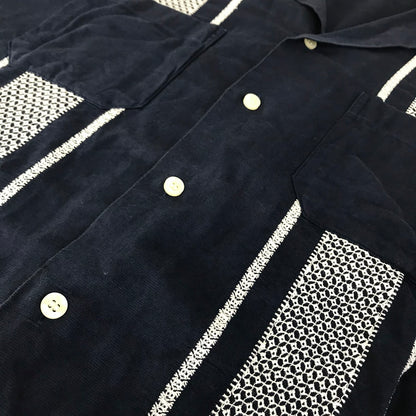 MOJITO｜モヒート ABSHINTH SHIRT Bar.2.0 長袖シャツ 2082-1105 ネイビー サイズ：L【倉吉店】
