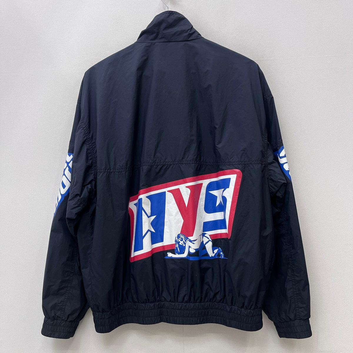 HYSTERIC GLAMOUR | ヒステリックグラマー FAST STAR スタンドカラーブルゾン ナイロンジャケット 02261AB303 ブラック サイズ：M【加古川店】