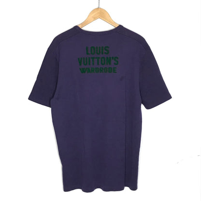 LOUIS VUITTON | ルイ・ヴィトン WARDROBE 半袖Ｔシャツ RM101M MQJR06JCQ パープル サイズ：L【倉吉店】