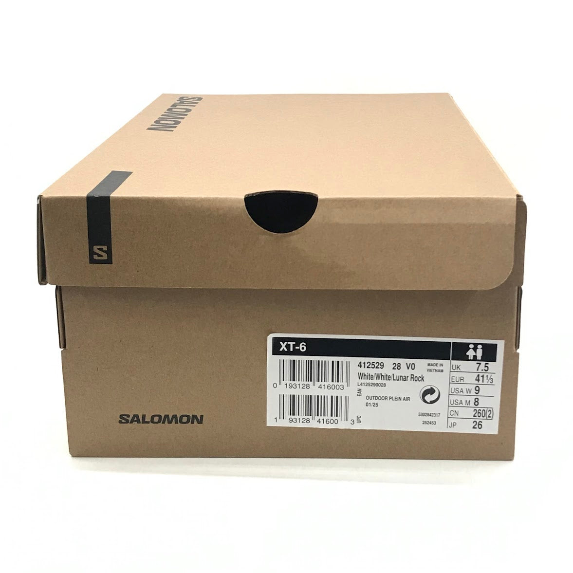 SALOMON | サロモン XT-6 スニーカー 412529 ホワイト 26cm【倉吉店】