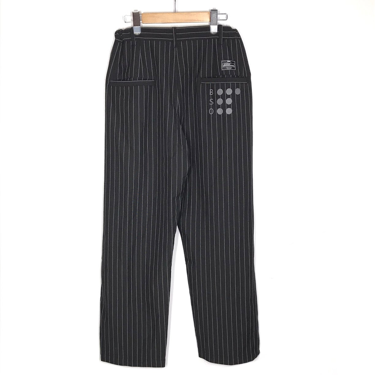 PUNKDRUNKERS | パンクドランカーズ ストライプSLAXパンツ パンツ ブラック サイズ：S【倉吉店】