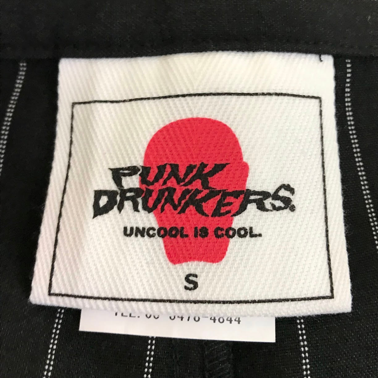 PUNKDRUNKERS | パンクドランカーズ ストライプSLAXパンツ パンツ ブラック サイズ：S【倉吉店】