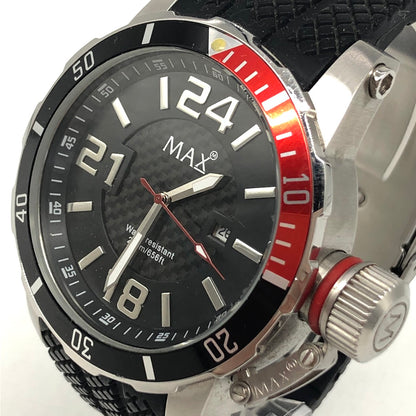 MAX | マックス アナログクォーツ 腕時計 5-MAX543 ブラック【倉吉店】