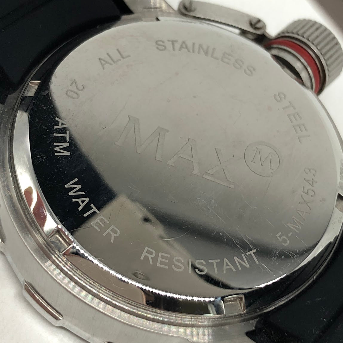 MAX | マックス アナログクォーツ 腕時計 5-MAX543 ブラック【倉吉店】