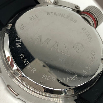 MAX | マックス アナログクォーツ 腕時計 5-MAX543 ブラック【倉吉店】