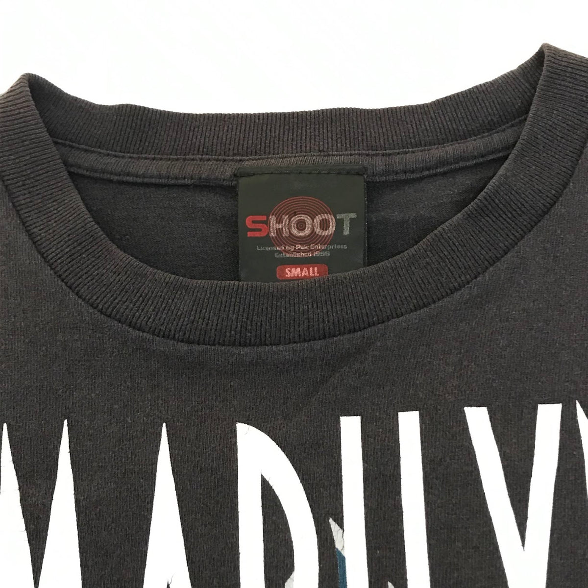 バンドTEE SHOOTタグ マリリンマンソン 00s 半袖Ｔシャツ チャコールグレー サイズ：S【倉吉店】