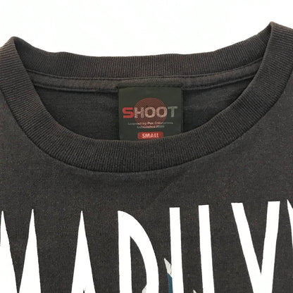 バンドTEE SHOOTタグ マリリンマンソン 00s 半袖Ｔシャツ チャコールグレー サイズ：S【倉吉店】