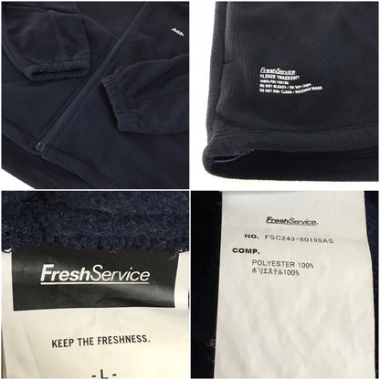 FreshService | フレッシュサービス AS×FS FLEECE TRACKSUIT フリースジャケット フリースパンツ セットアップ FSC243-60199AS ネイビー サイズ：L【倉吉店】