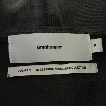 Graphpaper | グラフペーパー Cotton Pique Jersey S/S POLO ポロシャツ GM221-70230 チャコールグレー【倉吉店】