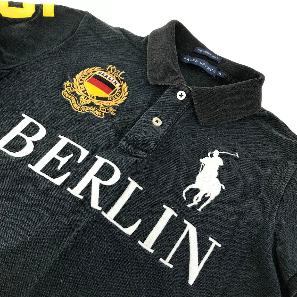 RALPH LAUREN | ラルフローレン BERLIN ポロシャツ WMBLKNIS1A00037 ブラック サイズ：M【倉吉店】【代金引換不可・日時指定不可】【ポスト投函】