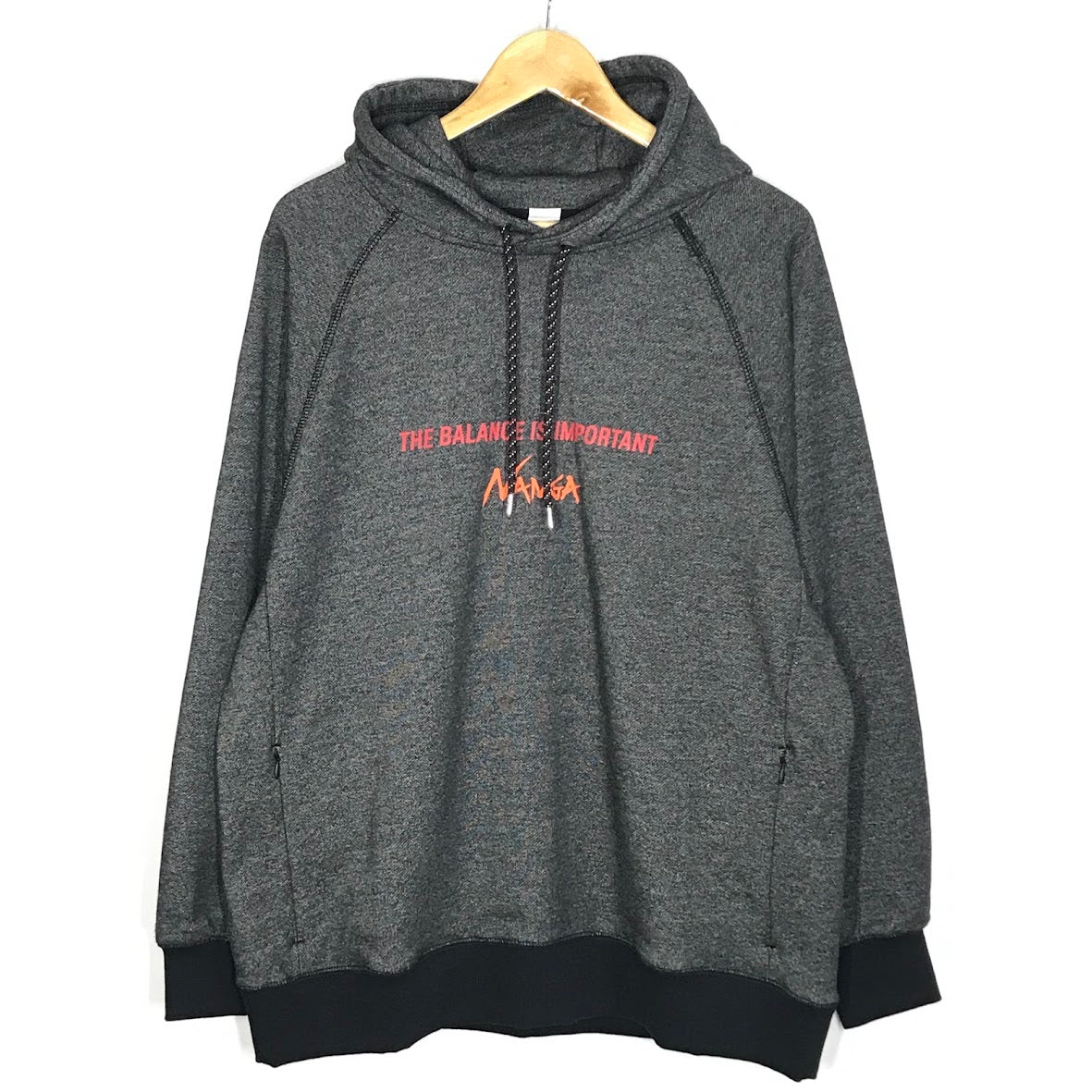 NANGA | ナンガ Hybrid The Balance Hoodie プルオーバーパーカー パーカー NW2331-1F230 グレー サイズ：M【倉吉店】