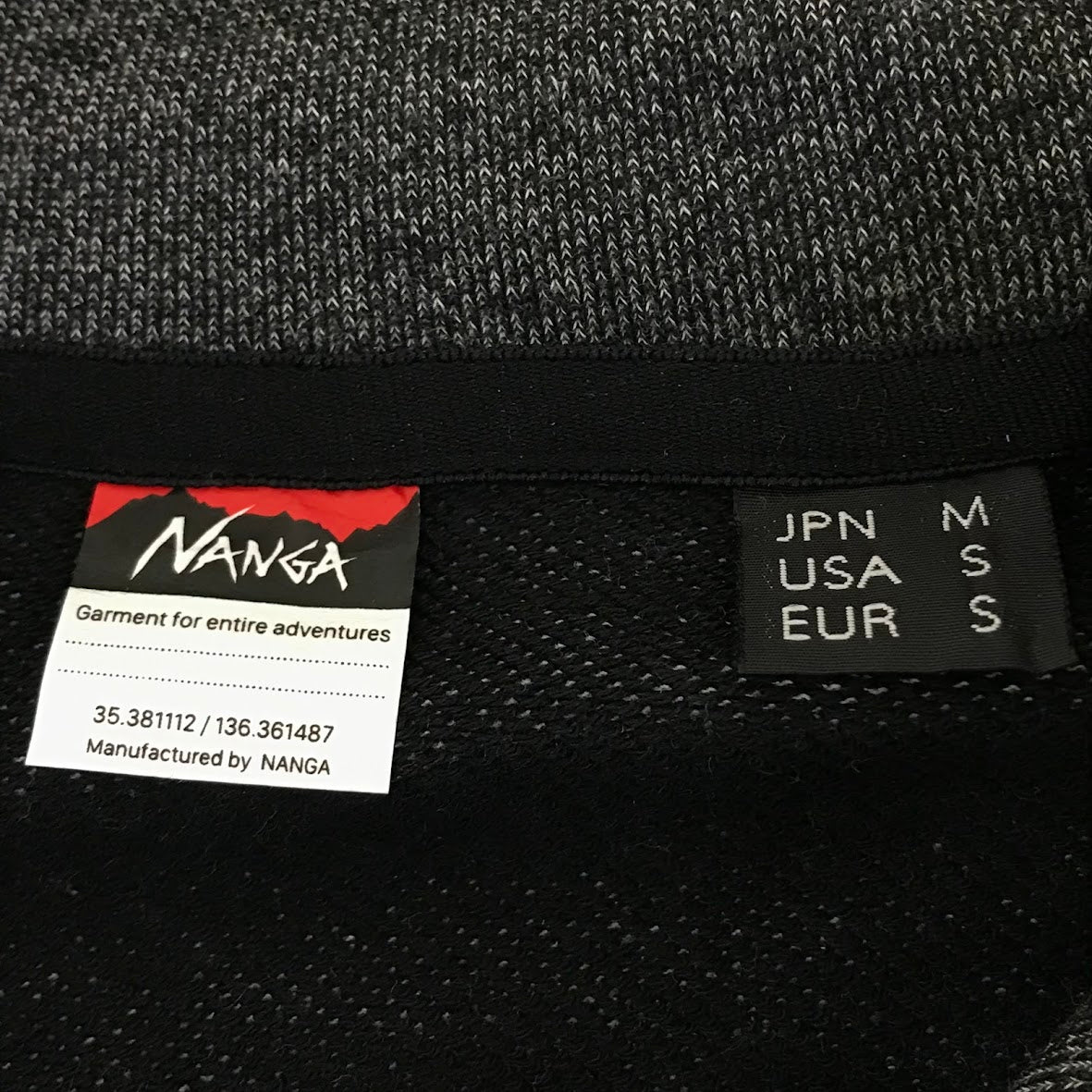 NANGA | ナンガ Hybrid The Balance Hoodie プルオーバーパーカー パーカー NW2331-1F230 グレー サイズ：M【倉吉店】