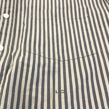GYMPHLEX | ジムフレックス ストライプ柄 長袖シャツ J-1355 ブラウン系【倉吉店】
