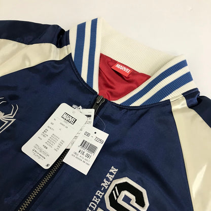 MARVEL スパイダーマン スカジャン スーベニアジャケット ネイビー サイズ：XL【倉吉店】
