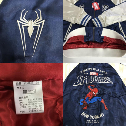 MARVEL スパイダーマン スカジャン スーベニアジャケット ネイビー サイズ：XL【倉吉店】