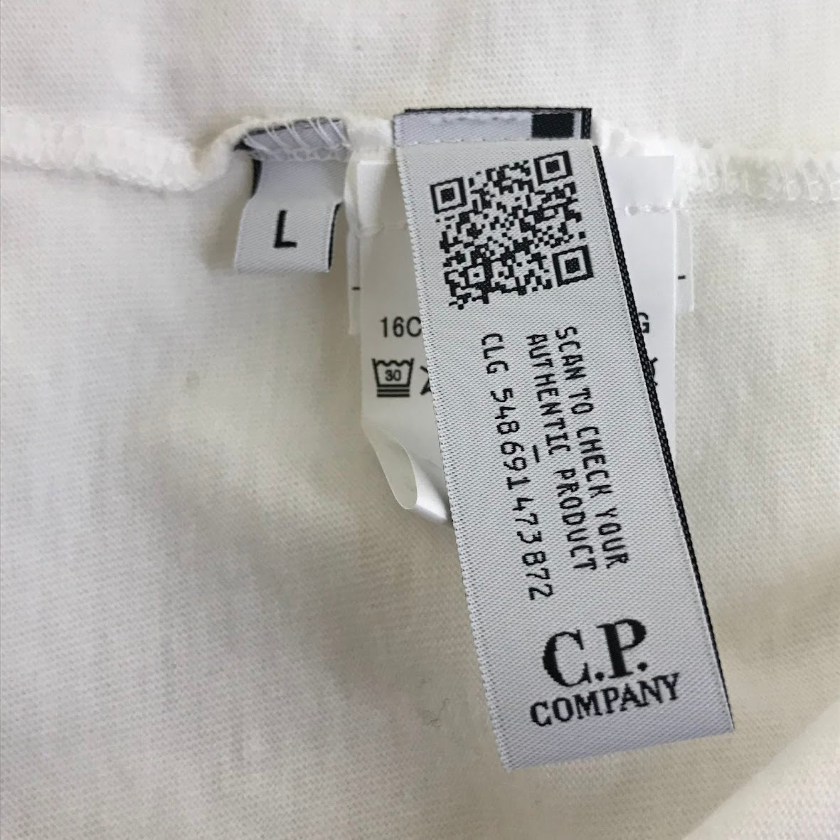 C.P.Company | シーピーカンパニー 半袖Ｔシャツ 16CMTS231A ホワイト サイズ：L【倉吉店】