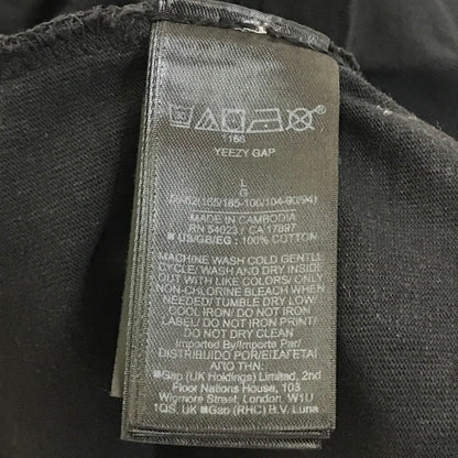 YEEZY | イージー GAP ENGINEERED BY BALENCIAGA/53 DOVE 3/4 SLEEVE TEE 半袖Ｔシャツ ブラック サイズ：L【倉吉店】