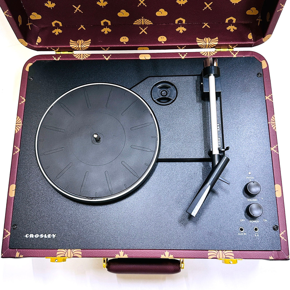東京事変 再生装置(CROSLEY社トランク型ポータブル・アナログプレイヤー) ボルドーブラウン UNIVERSAL MUSIC STORE受注生産限定【倉吉店】