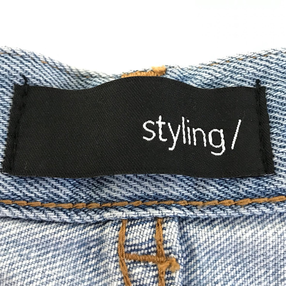 styling｜スタイリング デニムワイドパンツ デニムパンツ 16WFP241030 ライトブルー サイズ：1【倉吉店】