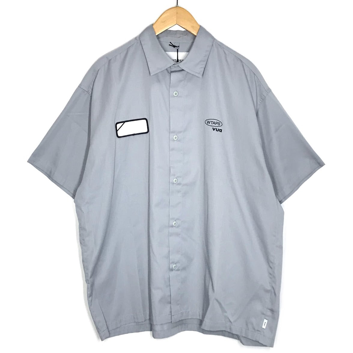 W)TAPS | ダブルタップス REPO/SS/CTPL.TWILL.PRTC 半袖シャツ 241CWDT-SHM07 グレー サイズ：3【倉吉店】
