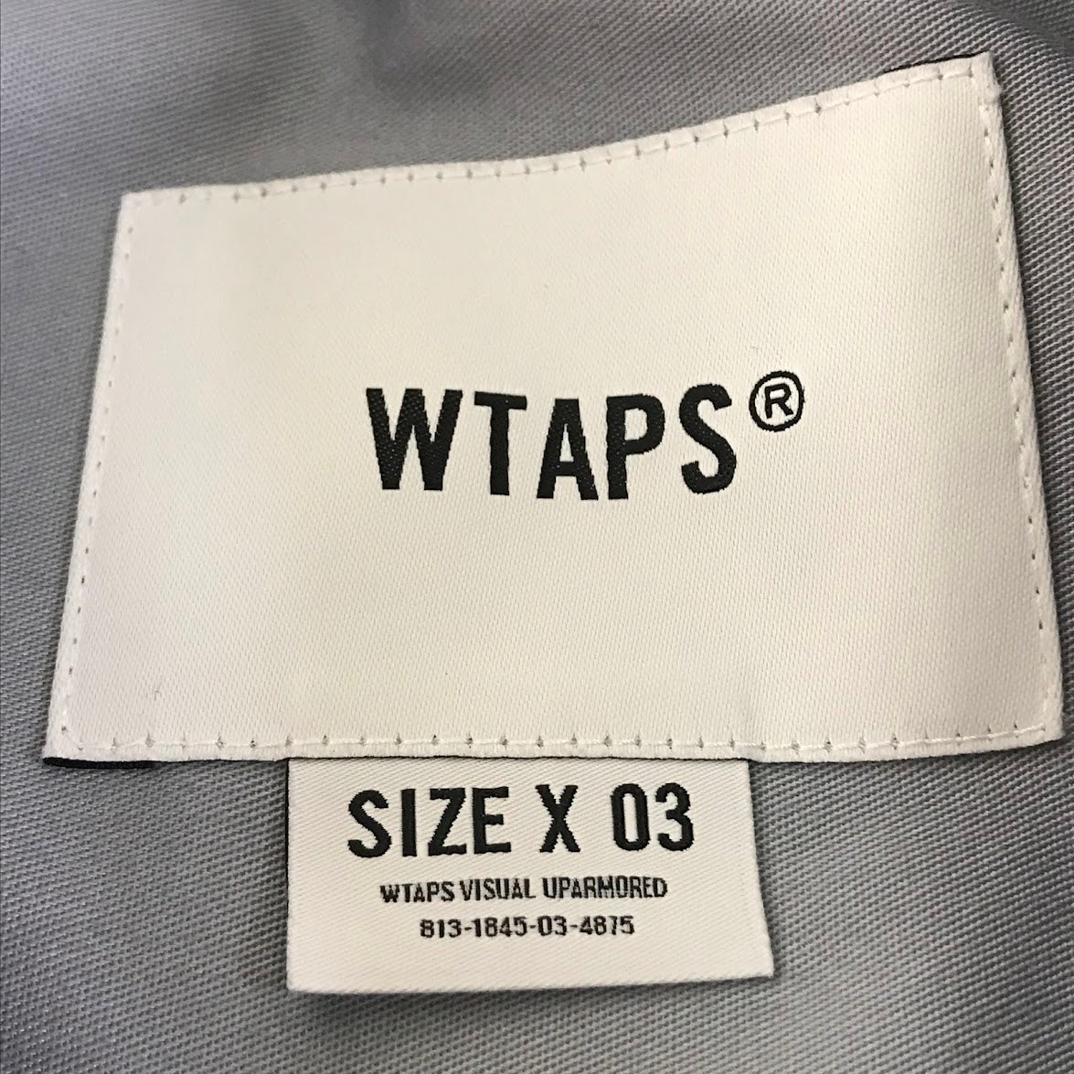 W)TAPS | ダブルタップス REPO/SS/CTPL.TWILL.PRTC 半袖シャツ 241CWDT-SHM07 グレー サイズ：3【倉吉店】