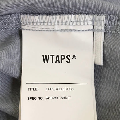 W)TAPS | ダブルタップス REPO/SS/CTPL.TWILL.PRTC 半袖シャツ 241CWDT-SHM07 グレー サイズ：3【倉吉店】