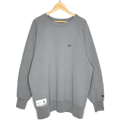DESCENDANT | ディセンダント CACHALOT PE CREW NECK スウェット 191ATDS-CSM43 グレー サイズ：3【倉吉店】