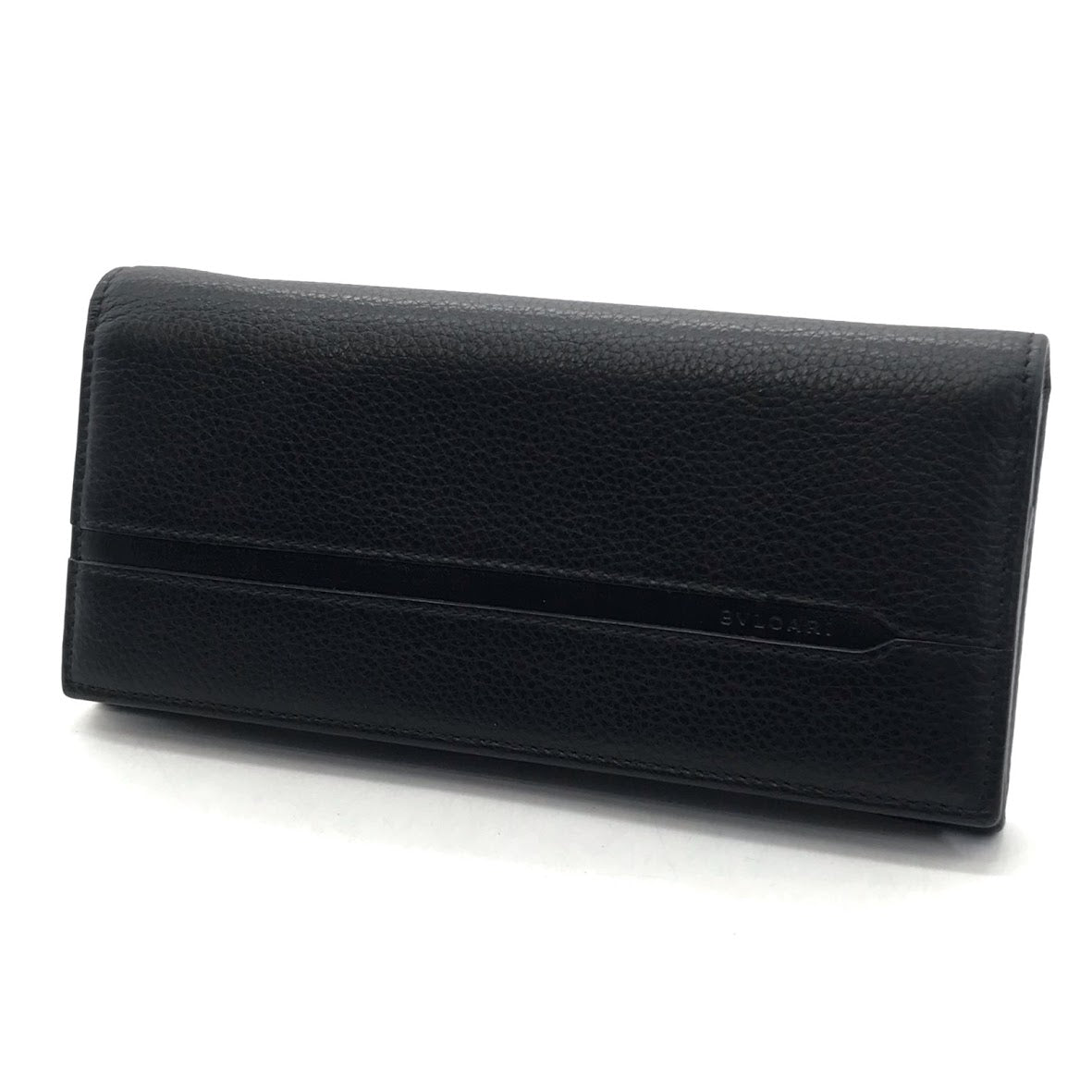 BVLGARI | ブルガリ OCTO チェーンウォレット 二つ折り長財布 長財布 36970 ブラック【倉吉店】