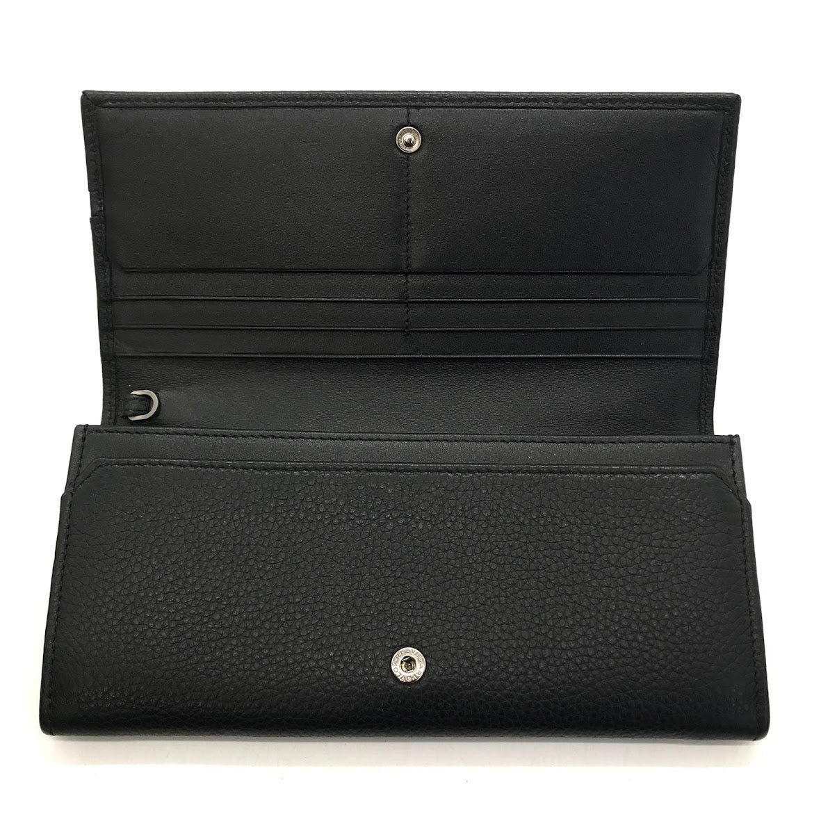 BVLGARI | ブルガリ OCTO チェーンウォレット 二つ折り長財布 長財布 36970 ブラック【倉吉店】