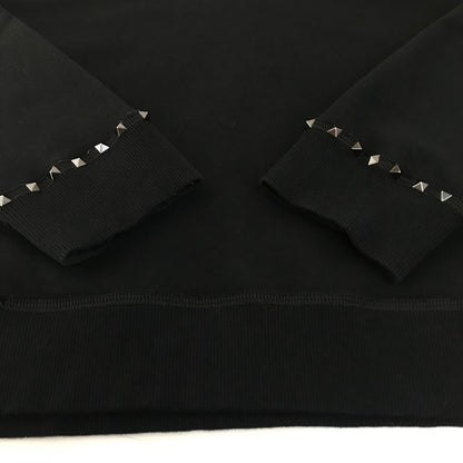 Valentino Garavani | ヴァレンティノ・ガラヴァーニ ロックスタッズ スウェット スウェット QV3MF03U3TGV ブラック サイズ：L【倉吉店】