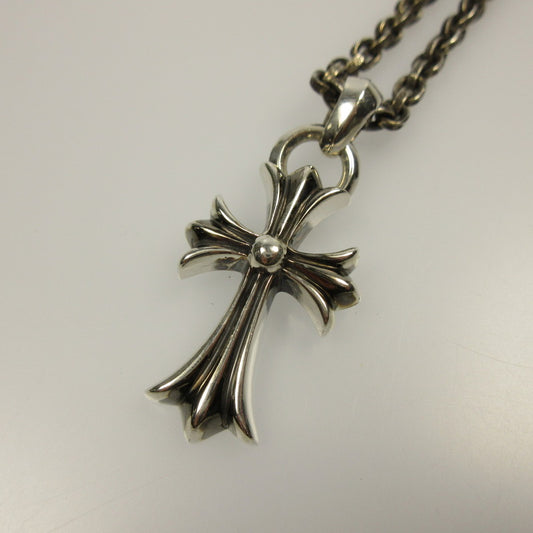 【中古】CHROME HEARTS | クロムハーツ PAPER CHAIN 30 / CH CRS SML w/BALE ネックレス シルバー