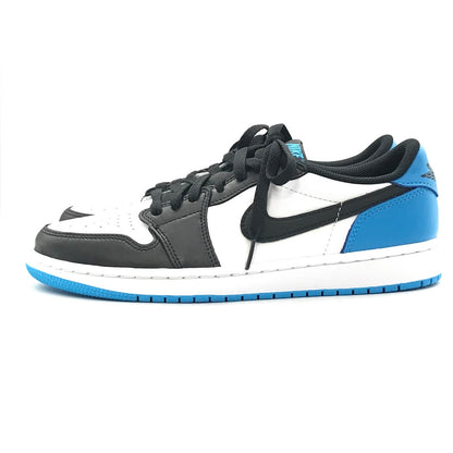 NIKE | ナイキ AIR JORDAN 1 LOW OG スニーカー CZ07490-104 ホワイト/ダークパウダーブルー/ブラック 27cm【倉吉店】