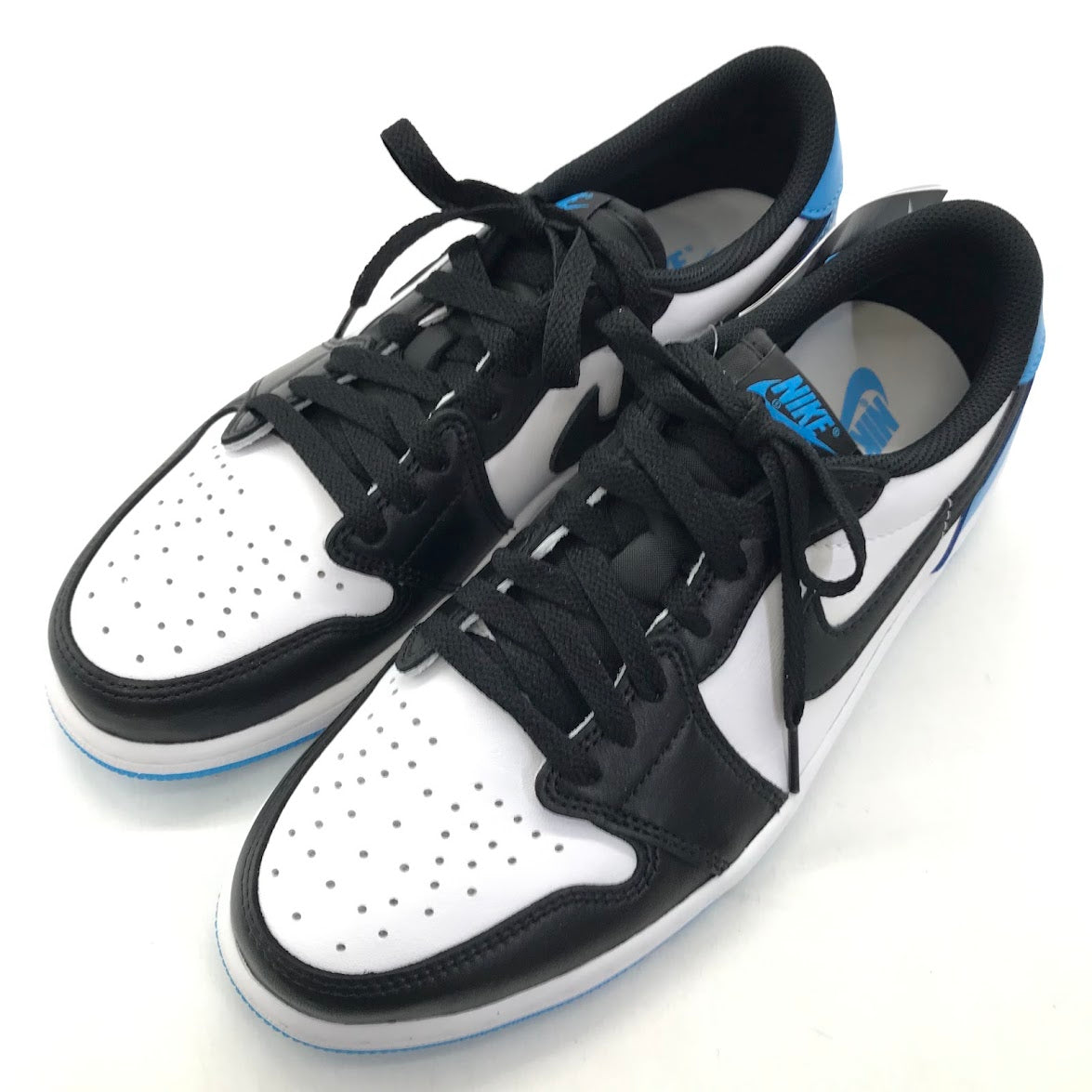 NIKE | ナイキ AIR JORDAN 1 LOW OG スニーカー CZ07490-104 ホワイト/ダークパウダーブルー/ブラック 27cm【倉吉店】