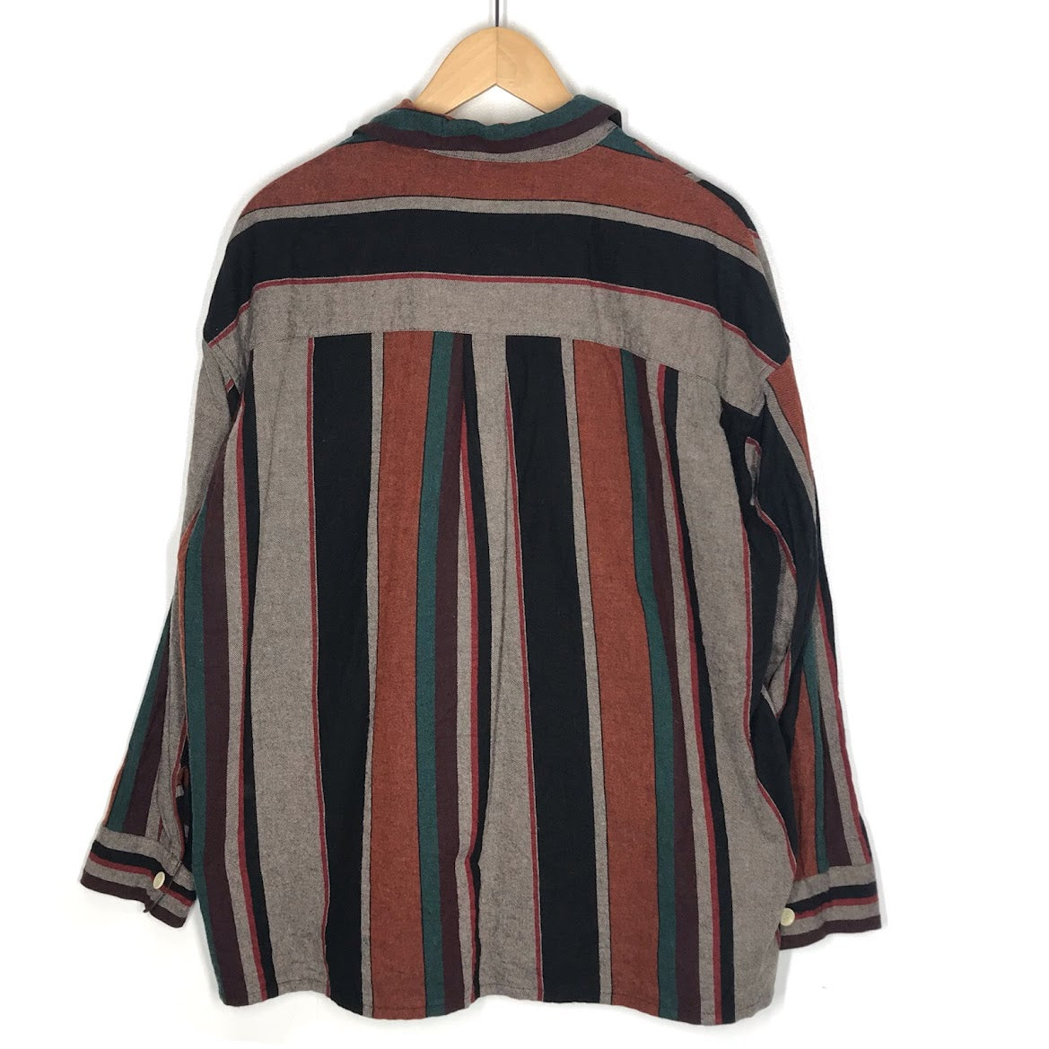 MR.OLIVE | ミスターオリーブ BIG SILHOUTTE OPEN COLAR SHIRT マルチストライプ 長袖シャツ M-20328 マルチカラー サイズ：L【倉吉店】