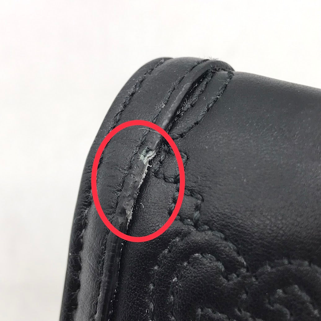 GUCCI | グッチ GGマトラッセ/コンパクトウォレット 二つ折り財布 723786 ブラック【倉吉店】