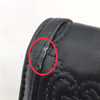 GUCCI | グッチ GGマトラッセ/コンパクトウォレット 二つ折り財布 723786 ブラック【倉吉店】