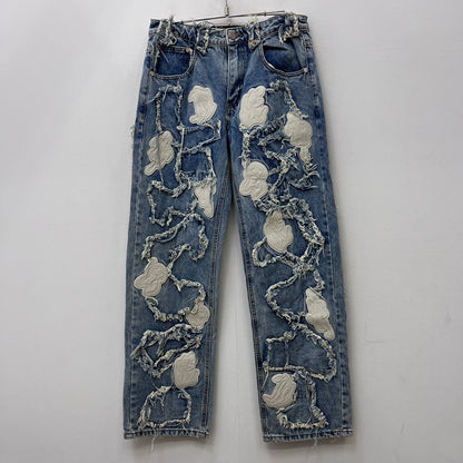 RACER WORLDWIDE Definitive Patch Jeans デニムパンツ インディゴ サイズ：30【加古川店】